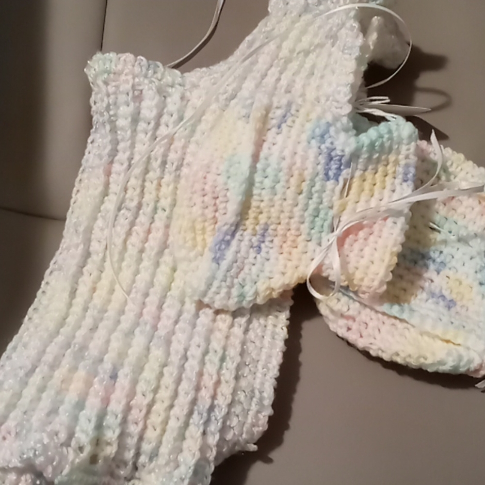 Baby Bib and Booties set
